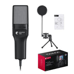 Yanmai SF-777R RGB Light Desktop Noise Reduction Microphone with Anti-spray Net, SF-777R