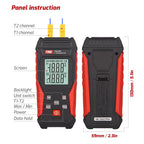 TRSI TA616A Industrial Handheld K-Type Thermocouple Thermometer, Single Channel, Basic Version, TA616A