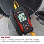 TRSI TA616A Industrial Handheld K-Type Thermocouple Thermometer, Single Channel, Basic Version, TA616A