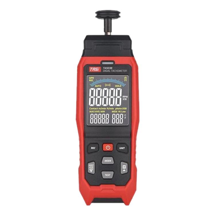 Portable Measuring Speed Meter Digital Display Laser Tachometer, TASI Non-contact, TASI Contact, TASI Contact and Non-contact Dual Use