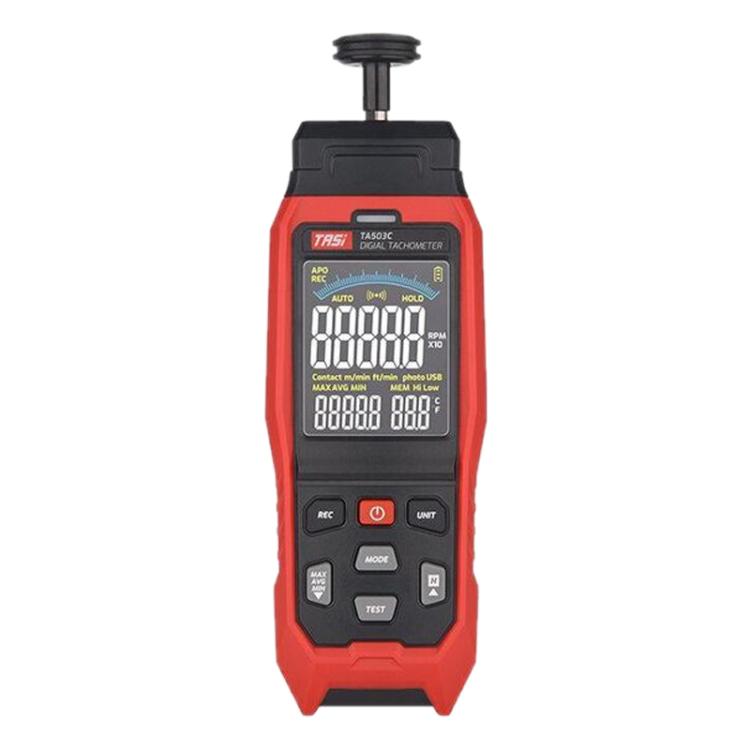 Portable Measuring Speed Meter Digital Display Laser Tachometer, TASI Non-contact, TASI Contact, TASI Contact and Non-contact Dual Use