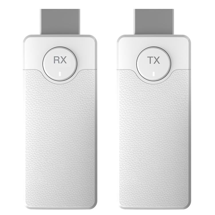 Q50 Leather Texture Wireless HDMI Video Transmitter and Receiver Extender Adapter, Leather Texture