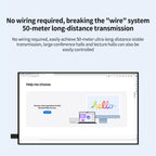 Q50 Vertical Texture Wireless HDMI Video Transmitter and Receiver Extender Adapter, Vertical Texture