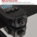 TASI TA522A Car Paint Film Meter Paint Surface Tester Coating Thickness Gauge, TA522A
