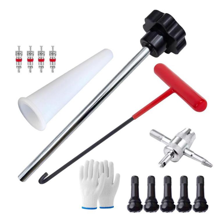 13pcs / Set Car Tire Repair Tool Valve Installation Tool Set, 13pcs / Set