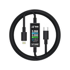 18 Kinds AV-Line Pro 1.2m Intelligent Detection Charging Data Cable, Type-C to  8 Pin, Type-C to Type-C
