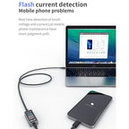 18 Kinds AV-Line Pro 1.2m Intelligent Detection Charging Data Cable, Type-C to  8 Pin, Type-C to Type-C