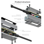 18 Kinds AV-Line Pro 1.2m Intelligent Detection Charging Data Cable, Type-C to  8 Pin, Type-C to Type-C