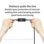 18 Kinds AV-Line Pro 1.2m Intelligent Detection Charging Data Cable, Type-C to  8 Pin, Type-C to Type-C