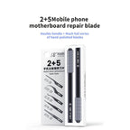 18 Kinds CPU NAND Chip Glue Removing Cleaning Repair Blades Kit, 18 Kinds 2+5
