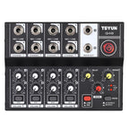 TEYUN Q48 8-Channels Microphone Audio Mixer, Q48