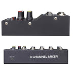 TEYUN Q48 8-Channels Microphone Audio Mixer, Q48