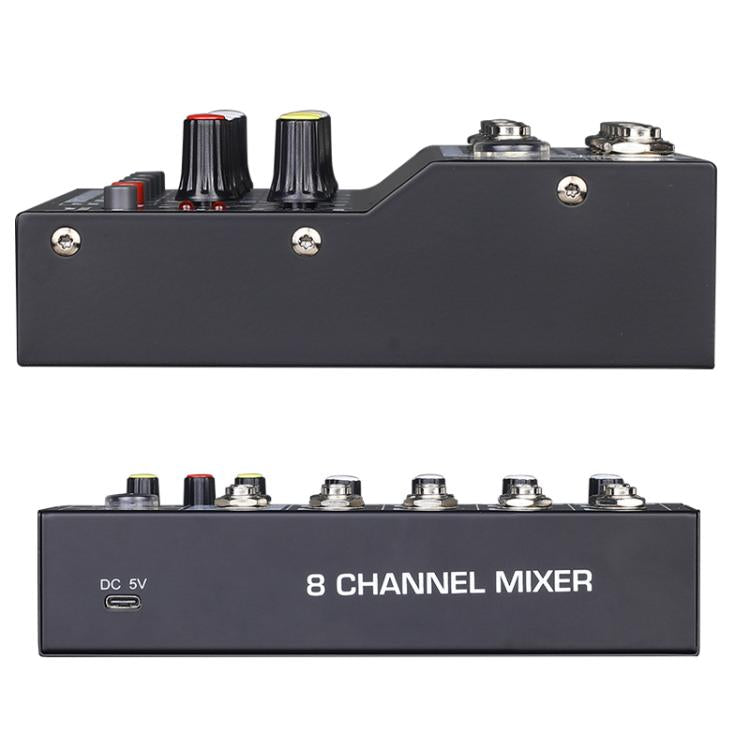 TEYUN Q48 8-Channels Microphone Audio Mixer, Q48