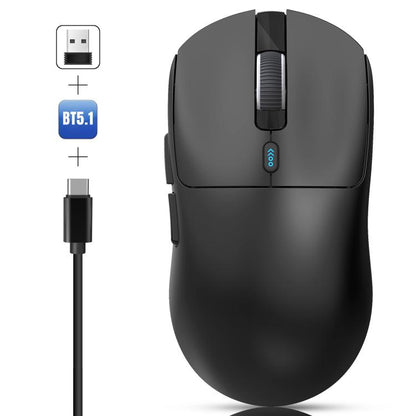 HXSJ T68 3 Modes Wired 2.4G BT5.1 Wireless Lightweight Gaming Mouse, T68