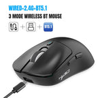 HXSJ T68 3 Modes Wired 2.4G BT5.1 Wireless Lightweight Gaming Mouse, T68