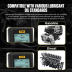 AUTOOL AS503 2.8 inch Backlit Display Car Engine Oil Tester Lubricating Oil Quality Analyzer, AS503