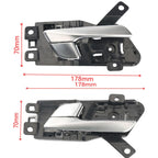 Pair Car Left and Right Door Inside Handle for Hyundai Sonata 2015-2017 82610-C1010, 82620-C1010, 82610-C1010, 82620-C1010