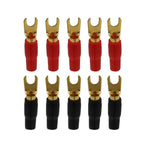 10 Pairs / Set 8GA Car Audio Modification Brass Terminal Crimp, 10 Pairs / Set
