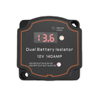 IP68 12V 140A Car Smart Dual Battery Isolation Controller with Digital Display Voltmeter, 3m Set, 5m Set, 7m Set, 8m Set