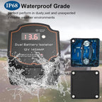 IP68 12V 140A Car Smart Dual Battery Isolation Controller with Digital Display Voltmeter, 3m Set, 5m Set, 7m Set, 8m Set