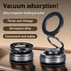 G512 Three-axis Folding Vacuum Adsorption Magnetic Car Phone Holder, G512