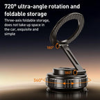 G712 Three-axis Folding Vacuum Adsorption Magnetic Car Phone Holder, G712