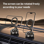G712 Three-axis Folding Vacuum Adsorption Magnetic Car Phone Holder, G712