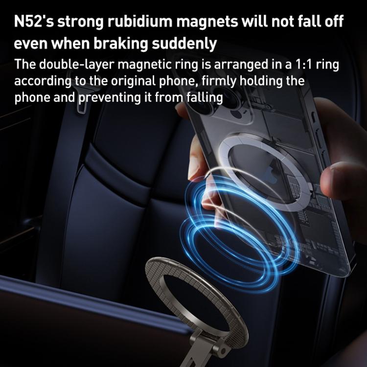 G712 Three-axis Folding Vacuum Adsorption Magnetic Car Phone Holder, G712