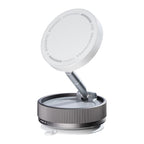 K10A Three-axis Folding Vacuum Adsorption Magnetic Car Phone Holder, K10A (White), K10A (Black), K10A (Grey)