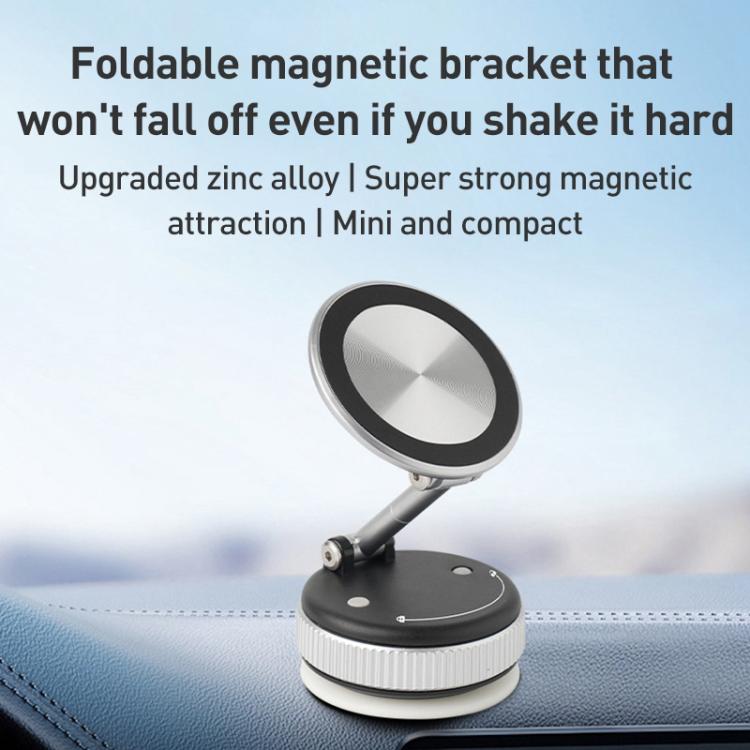 XZK102 Folding Vacuum Adsorption Magnetic Car Phone Holder, XZK102