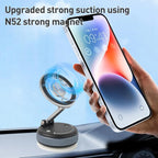 XZK103 Folding Vacuum Adsorption Magnetic Car Phone Holder, XZK103