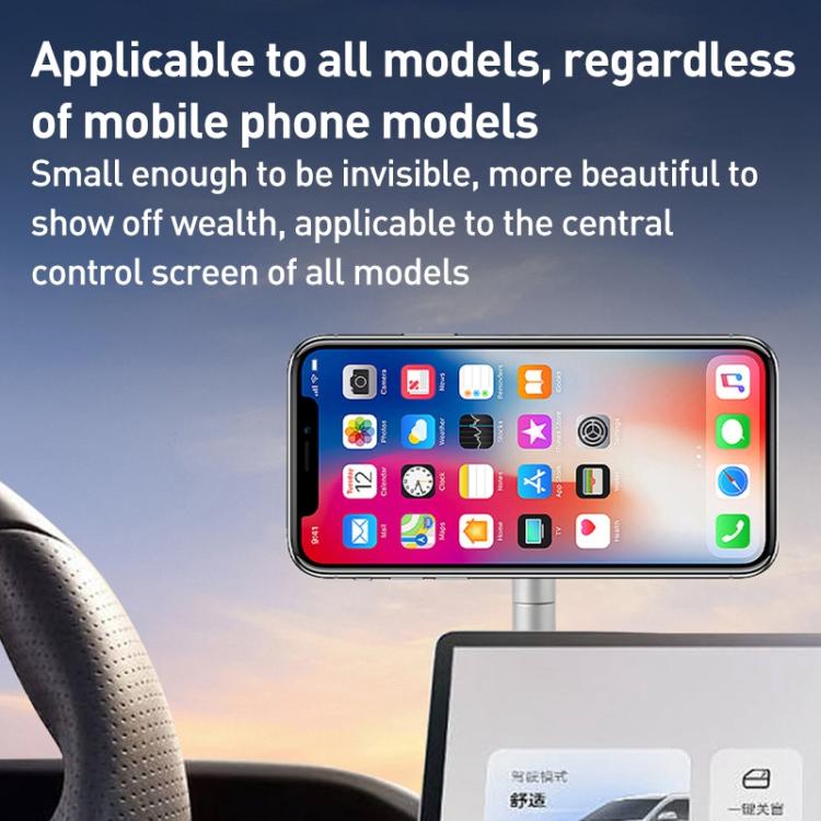 XZK103 Folding Vacuum Adsorption Magnetic Car Phone Holder, XZK103
