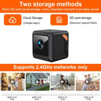 W02 HD Magnetic WiFi Smart Mini Camera Supports Motion Detection Infrared Night, W02