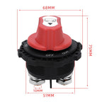 12-24V 300A Heavy-Duty DC Battery Disconnect Switch, Old with OUT Handle Removable, New with OUT Handle Removable, Old with OUT Handle Non-removable, New with OUT Handle Non-removable
