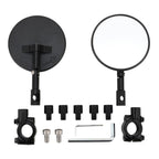 Universal ATV Round Foldable Rearview Mirror Reflective Mirror, Universal ATV