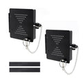 2pcs/Set RV Square Bumper Protective Cover RV Sewer Hose Cover Caps, RV Bumper Protective Cover
