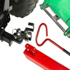 Trailer Towing Hook Trash Can Towing Bracket with Removable Pin, Trailer Towing Hook
