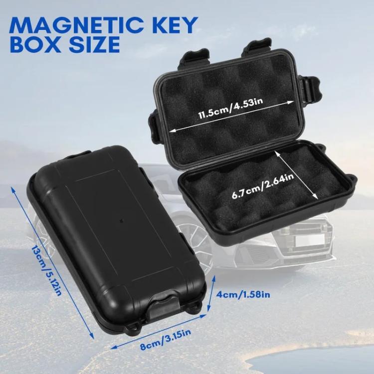 Outdoor Car Magnetic Car Key Storage Box Storage Tool Case, Key Storage Case