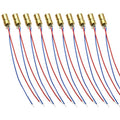 10pcs/Pack Adjustable Diode Laser Head Red Dot Laser Module, 5V, 3V