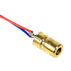 10pcs/Pack Adjustable Diode Laser Head Red Dot Laser Module, 5V, 3V