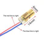 10pcs/Pack Adjustable Diode Laser Head Red Dot Laser Module, 5V, 3V