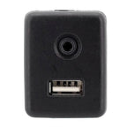 Car AUX & USB Socket Connector Switch for Chevrolet Cruze / Malibu / Regal 13599456 22875063 39087529