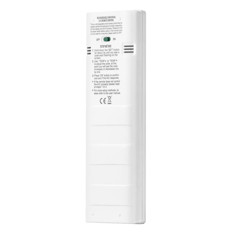 CHUNGHOP K-3308E Universal Air Conditioner Remote Control with Flashlight and LCD Backlight, K-3308E