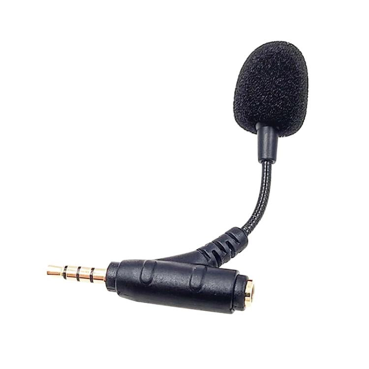 3.5mm Elbow Dual Ports Microphone for Mobile Live Broadcast, 3.5mm Ports