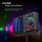 BT98 Colorful Screen Car Bluetooth MP3 Player FM Transmitter Cigarette Lighter Charging, BT98