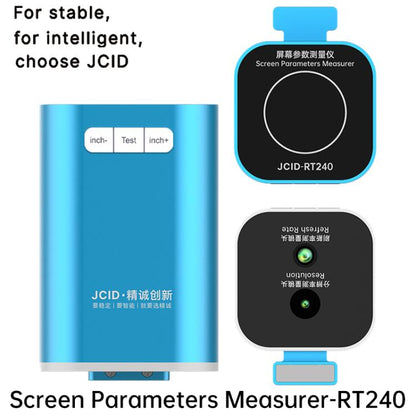 JCID RT240 Screen Resolution Backlight Brightness Values Parameter Meter, JCID RT240