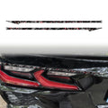 2pcs/Set Forged Gold Foil Carbon Fiber Car Taillight Decorative Sticker for Chevrolet Corvette C8 2020-, Left and Right Driver, Taillight