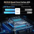 X88 mini 14 TV Android 14 Smart HD TV Box, RK3518 Quad-Core 64bit Cortex-A53, 2GB+16GB