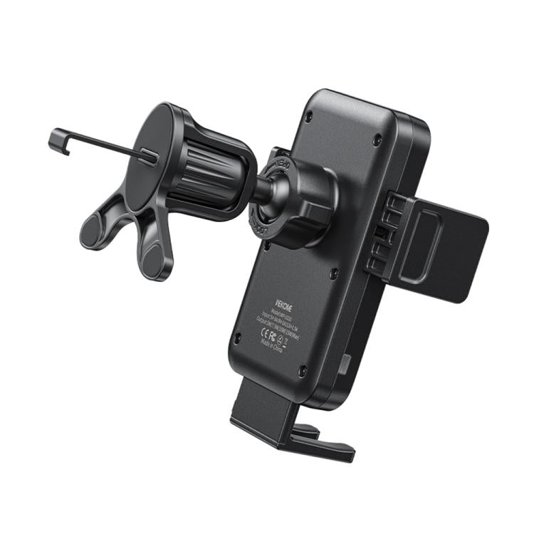 WK WP-U210 K-Captain Grace Mechanical Wireless Charging Car Phone Holder Set, WP-U210