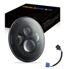 7 inch H4 / H13 DC 9V-30V 4000LM 6000K 40W 7 inch Car Round Shape LED Headlight Lamps for Jeep Wrangler, DC 9V-30V 4000LM 6000K 40W